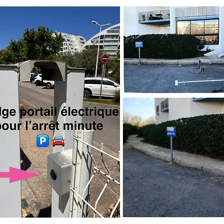 4 Pers, 1ère Ligne, Vue Latérale, Piscine La Grande Motte