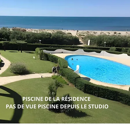 4 Pers, 1ere Ligne, Piscine, Vue Laterale La Grande-Motte